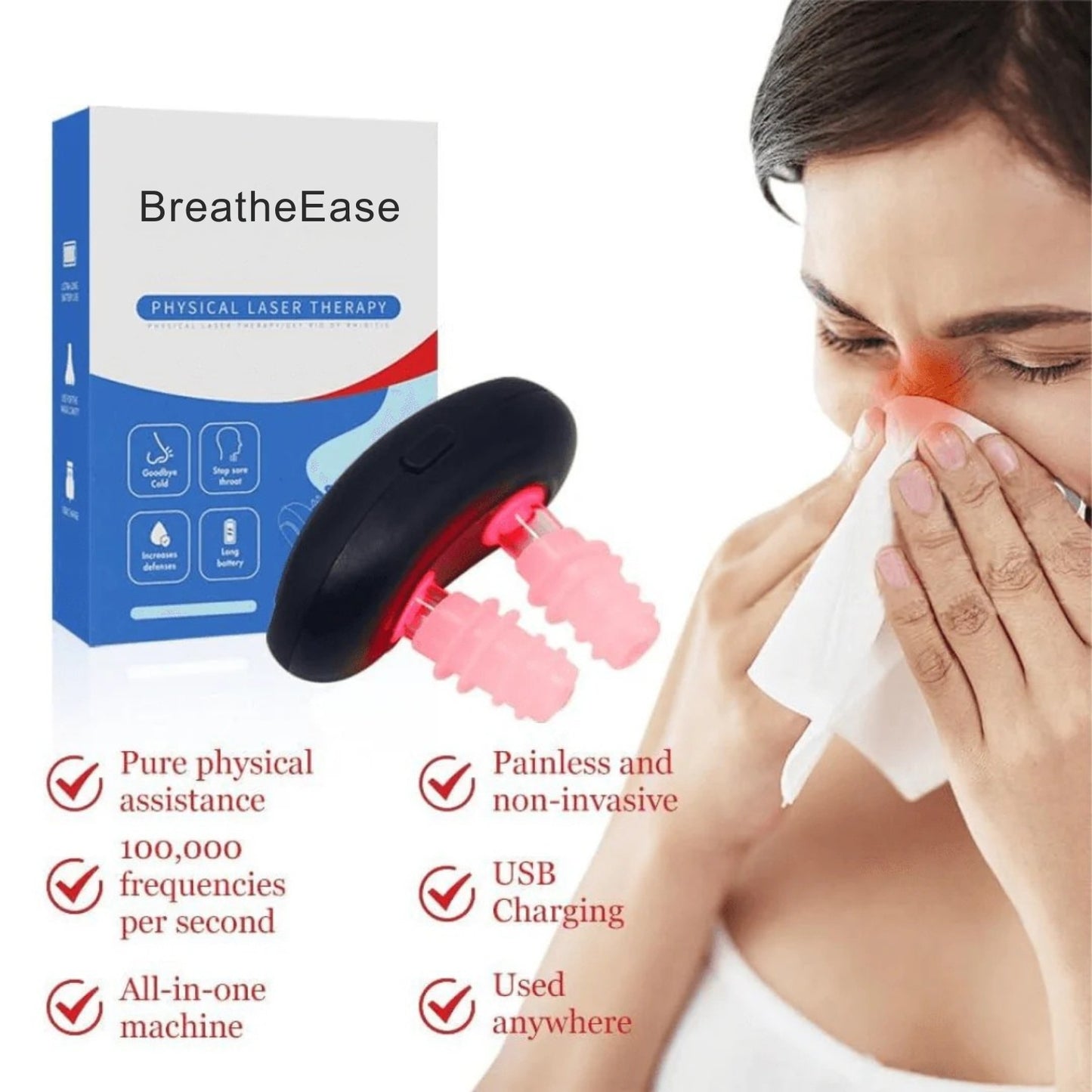 BreatheEase™ Nasal Relief Therapy Device